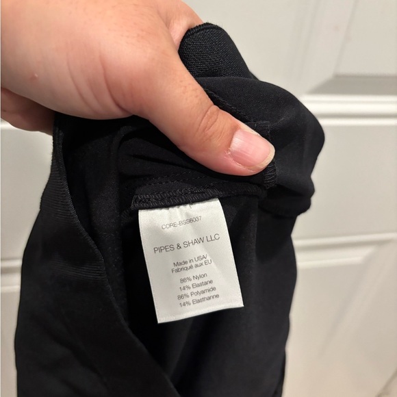 Veronica Beard Perfect Fit Scuba Leggings Elastic Waistband Black - Picture 5 of 5